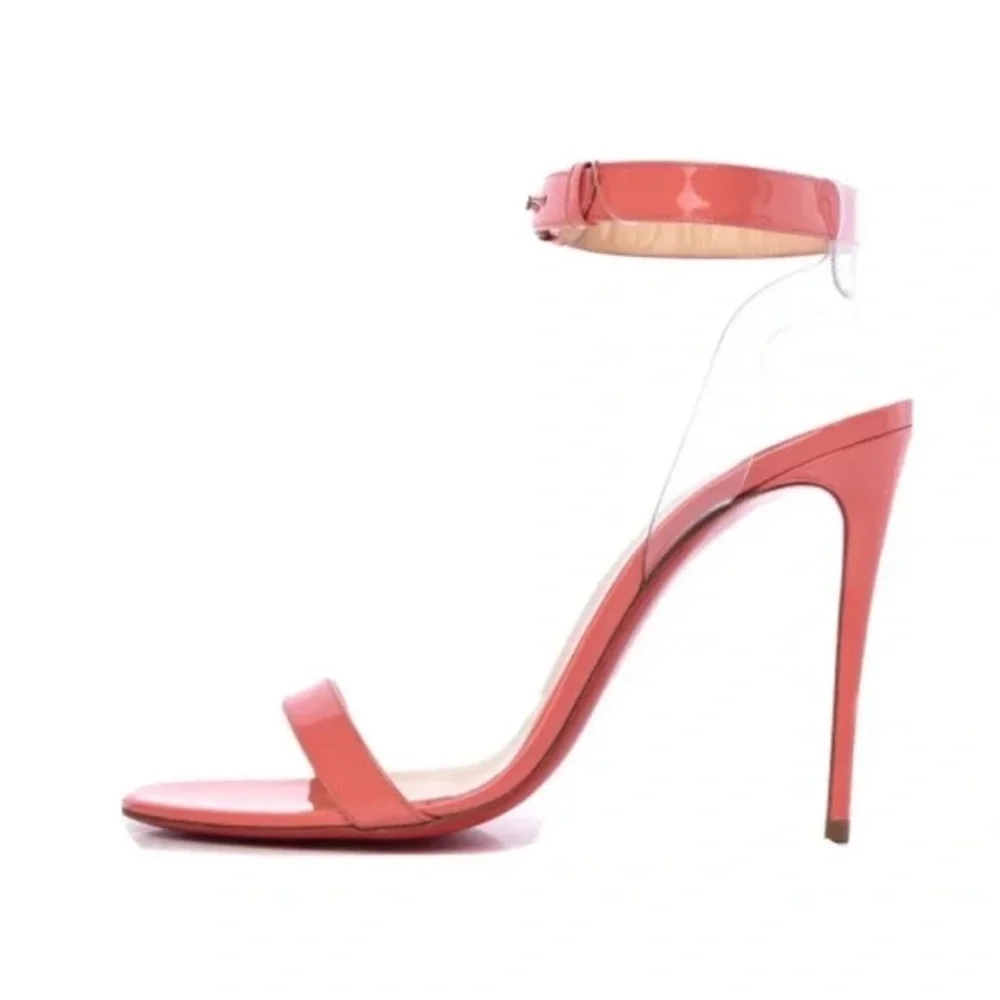 Christian Louboutin Jonatina 100 Women's Coral Sandals